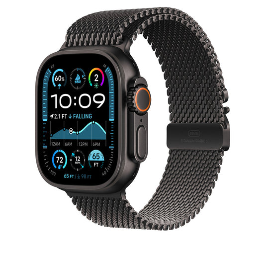 Apple Watch Ultra 49mm Zore KRD-100 Titanyum Hasır Kordon